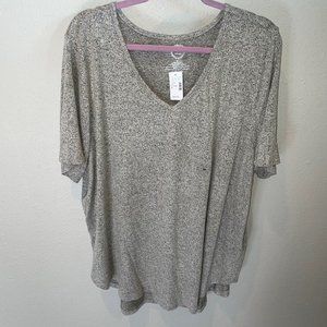 Maurices Size 3X NWT Short Sleeve Sweater